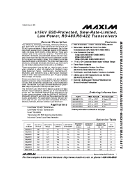 Datasheet  MAX1487E