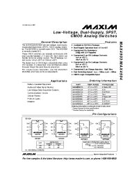 Datasheet  MAX4504