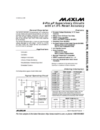 Datasheet  MAX808