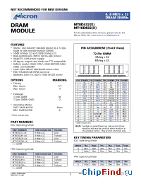 Datasheet  MT8D432G-x