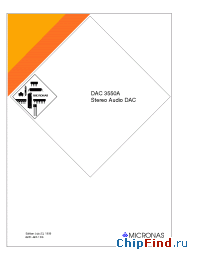 Datasheet  DAC3550A