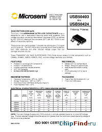 Datasheet  USB504xx