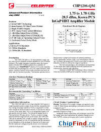 Datasheet  CHP1206-QM