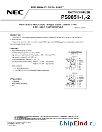 Datasheet  PS9851-1