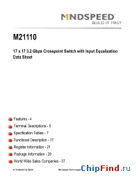 Datasheet  M21110