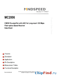 Datasheet  MC2006