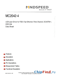Datasheet  MC2042-4