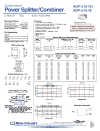 Datasheet  ADP-2-10-75