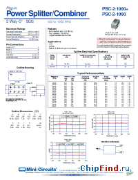 Datasheet  PSC-2-1000
