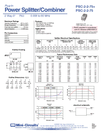 Datasheet  PSC-2-2-75