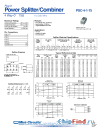 Datasheet  PSC-4-1-75