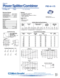 Datasheet  PSC-6-1-75