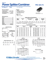 Datasheet  PSC-8A4-75