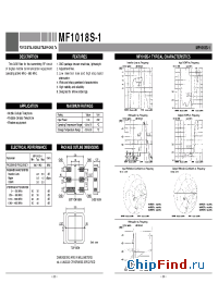 Datasheet  MF1018S-1