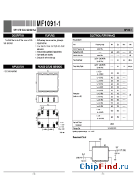 Datasheet  MF1091-1