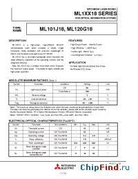 Datasheet  ML101J18