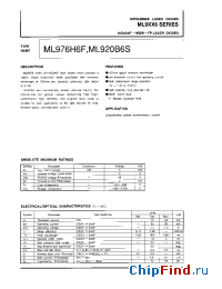 Datasheet  ML920B6S