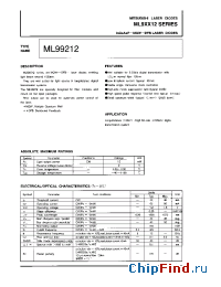 Datasheet  ML99212