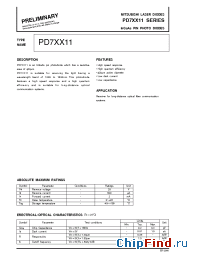 Datasheet  PD7xx11