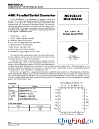 Datasheet  MC100E446