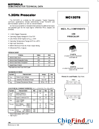 Datasheet  MC12078