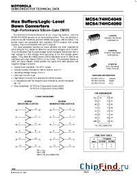 Datasheet  MC54/74HC4049