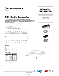 Datasheet  MC74ACT521