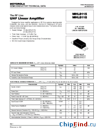 Datasheet  MHL8115