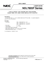 Datasheet  NDL7605P