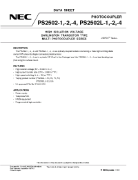 Datasheet  PS2502