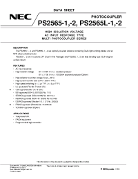 Datasheet  PS2565