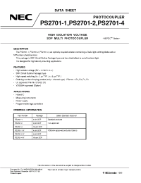 Datasheet  PS2701-1