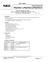 Datasheet  PS2703-1