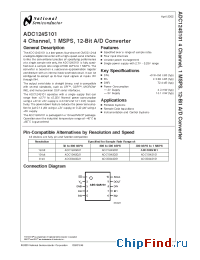 Datasheet  ADC124S101