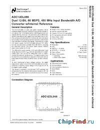 Datasheet  ADC12DL066