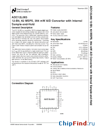 Datasheet  ADC12L063
