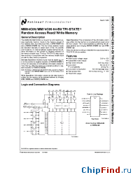 Datasheet  MM54C89