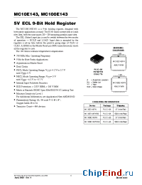 Datasheet  MC100E143