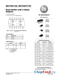 Datasheet  MC74AC125