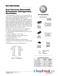 Datasheet  MC74HC4538A