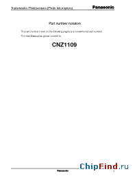 Datasheet  CNZ1109