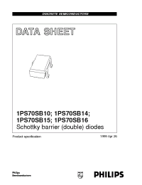 Datasheet  1PS70SB10
