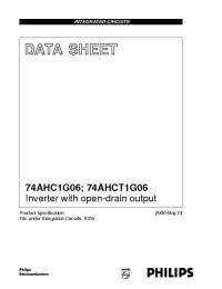 Datasheet  74AHC1G06