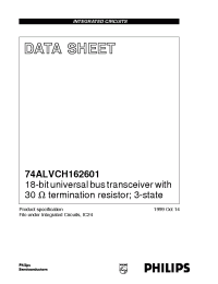 Datasheet  74ALVCH162601