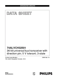 Datasheet  74ALVCH32501