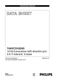 Datasheet  74AVCH16245