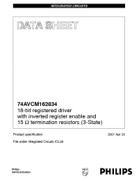 Datasheet  74AVCM162834