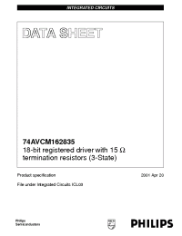 Datasheet  74AVCM162835