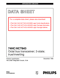 Datasheet  74HC643
