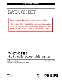 Datasheet  74HC/HCT195